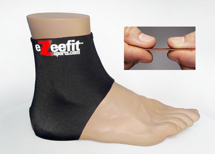 Ankle Booties ultradünn auf Fußmodell