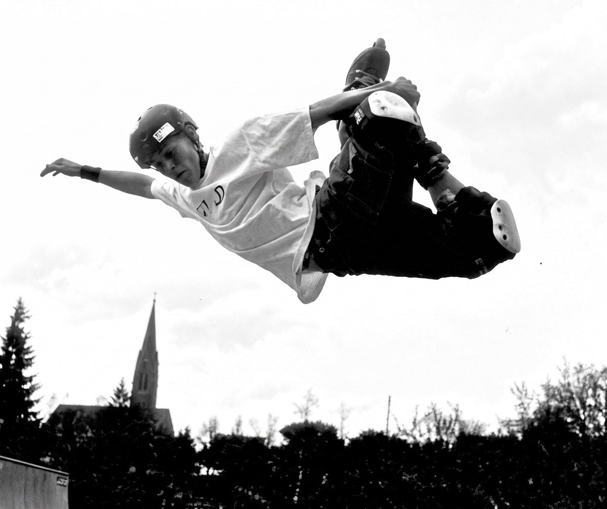 Daniel Springer in der Halfpipe