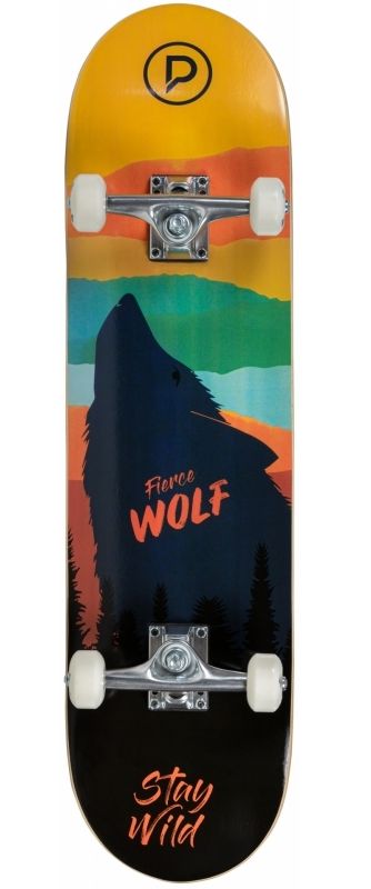 Skateboard Fierce Wolf
